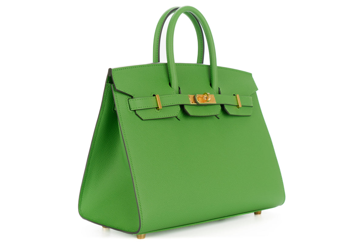 Hermès Birkin 25 Vert Yucca Epsom Sellier Gold Hardware - view 2