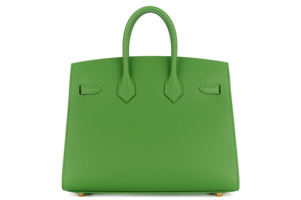 Hermès Birkin 25 Vert Yucca Epsom Sellier Gold Hardware - view 3