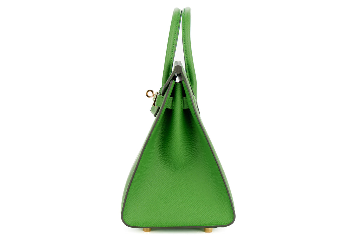 Hermès Birkin 25 Vert Yucca Epsom Sellier Gold Hardware - view 4