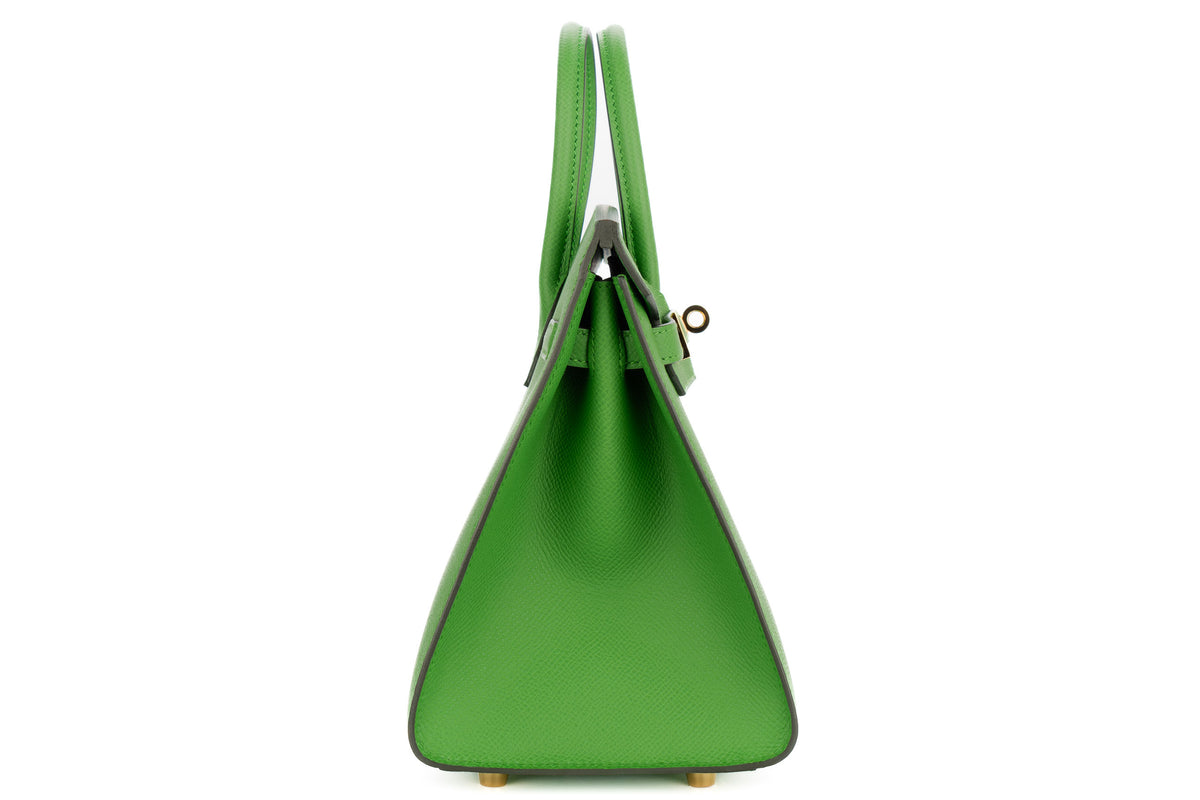 Hermès Birkin 25 Vert Yucca Epsom Sellier Gold Hardware - view 5