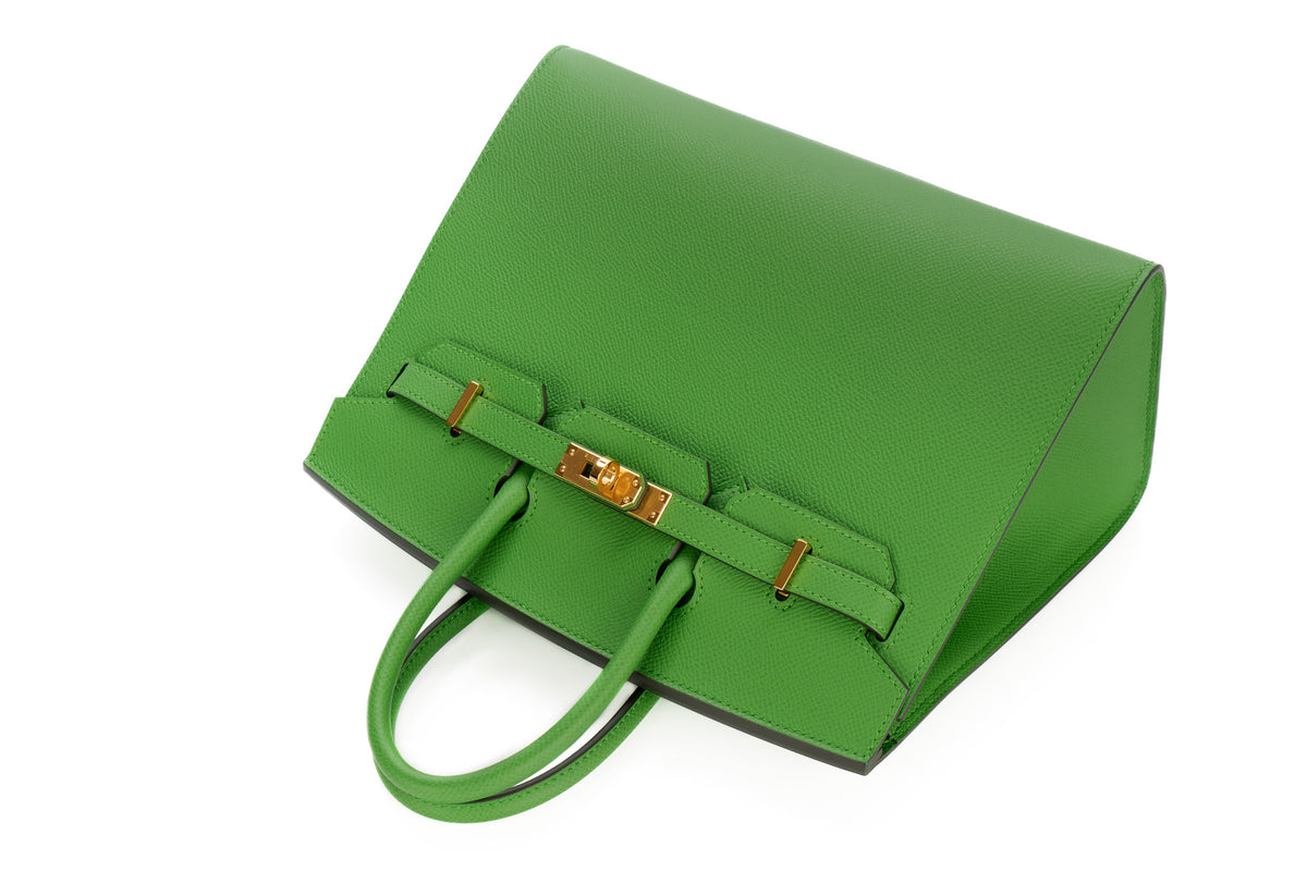 Hermès Birkin 25 Vert Yucca Epsom Sellier Gold Hardware - view 8