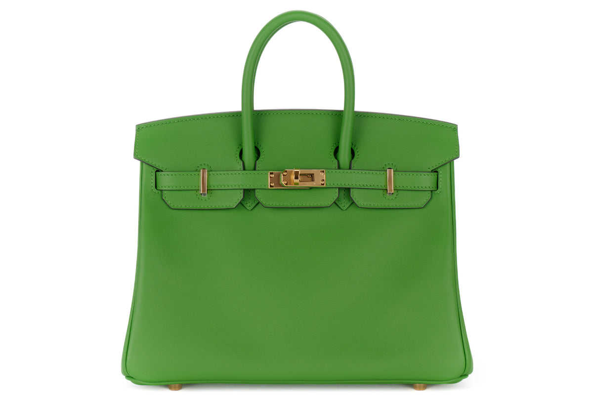 Hermès Birkin 25 Vert Yucca Swift Gold Hardware - view 1