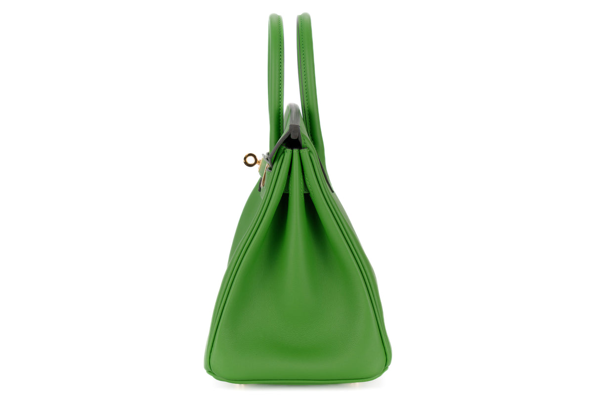 Hermès Birkin 25 Vert Yucca Swift Gold Hardware - view 4