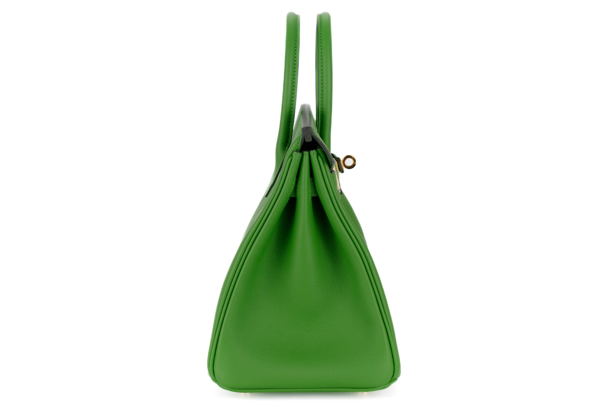 Hermès Birkin 25 Vert Yucca Swift Gold Hardware - view 5