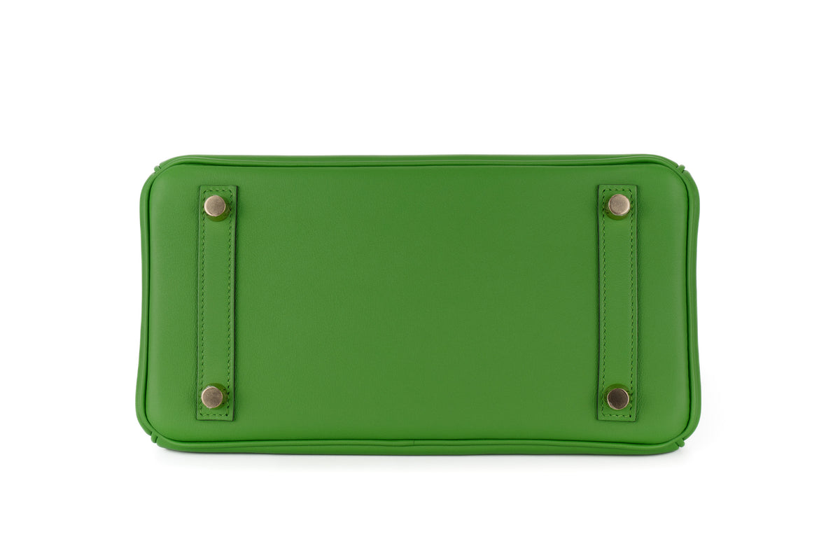 Hermès Birkin 25 Vert Yucca Swift Gold Hardware - view 6