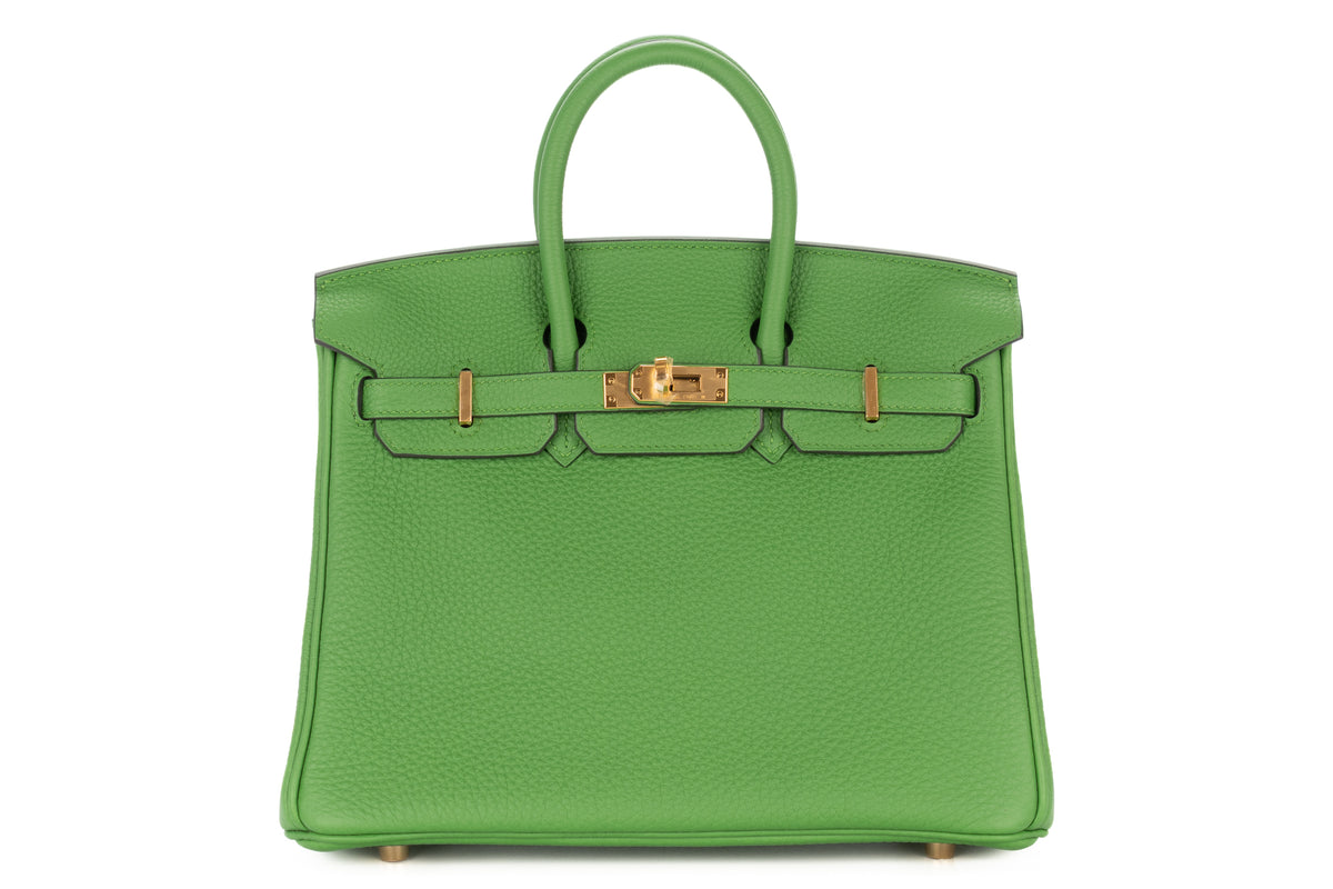 Hermès Birkin 25 Vert Yucca Togo Gold Hardware - view 1