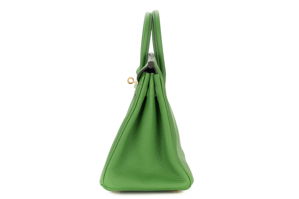 Hermès Birkin 25 Vert Yucca Togo Gold Hardware - view 4
