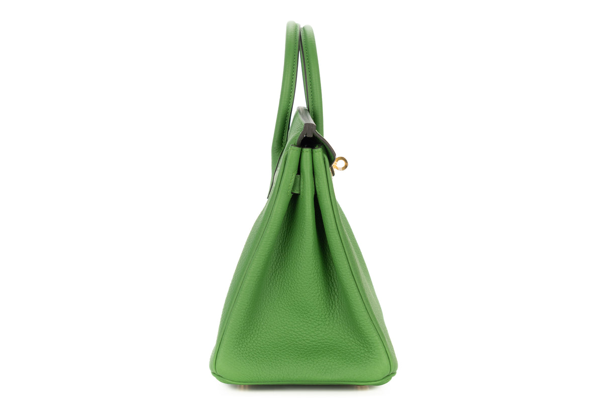 Hermès Birkin 25 Vert Yucca Togo Gold Hardware - view 5