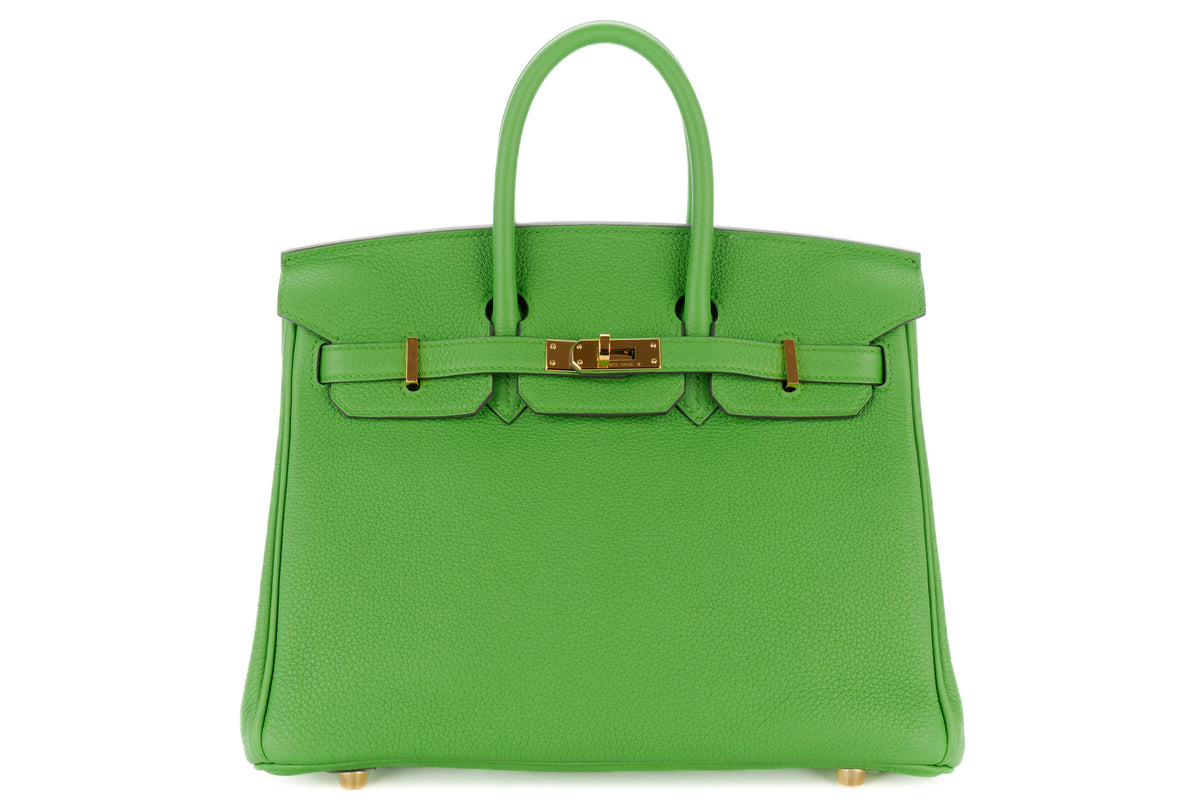 Hermès Birkin 25 Vert Yucca Togo Gold Hardware - view 1
