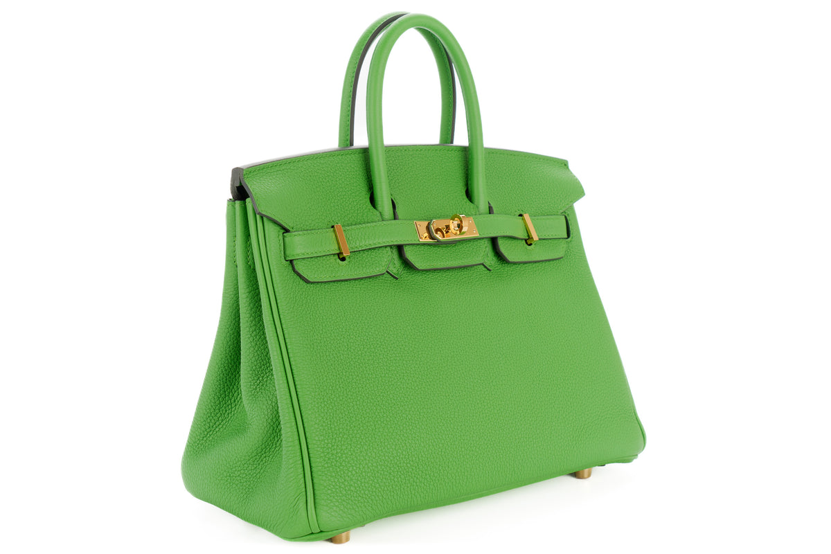 Hermès Birkin 25 Vert Yucca Togo Gold Hardware - view 2