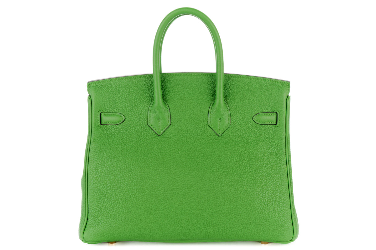 Hermès Birkin 25 Vert Yucca Togo Gold Hardware - view 3