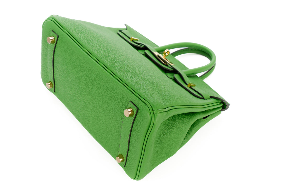Hermès Birkin 25 Vert Yucca Togo Gold Hardware - view 9