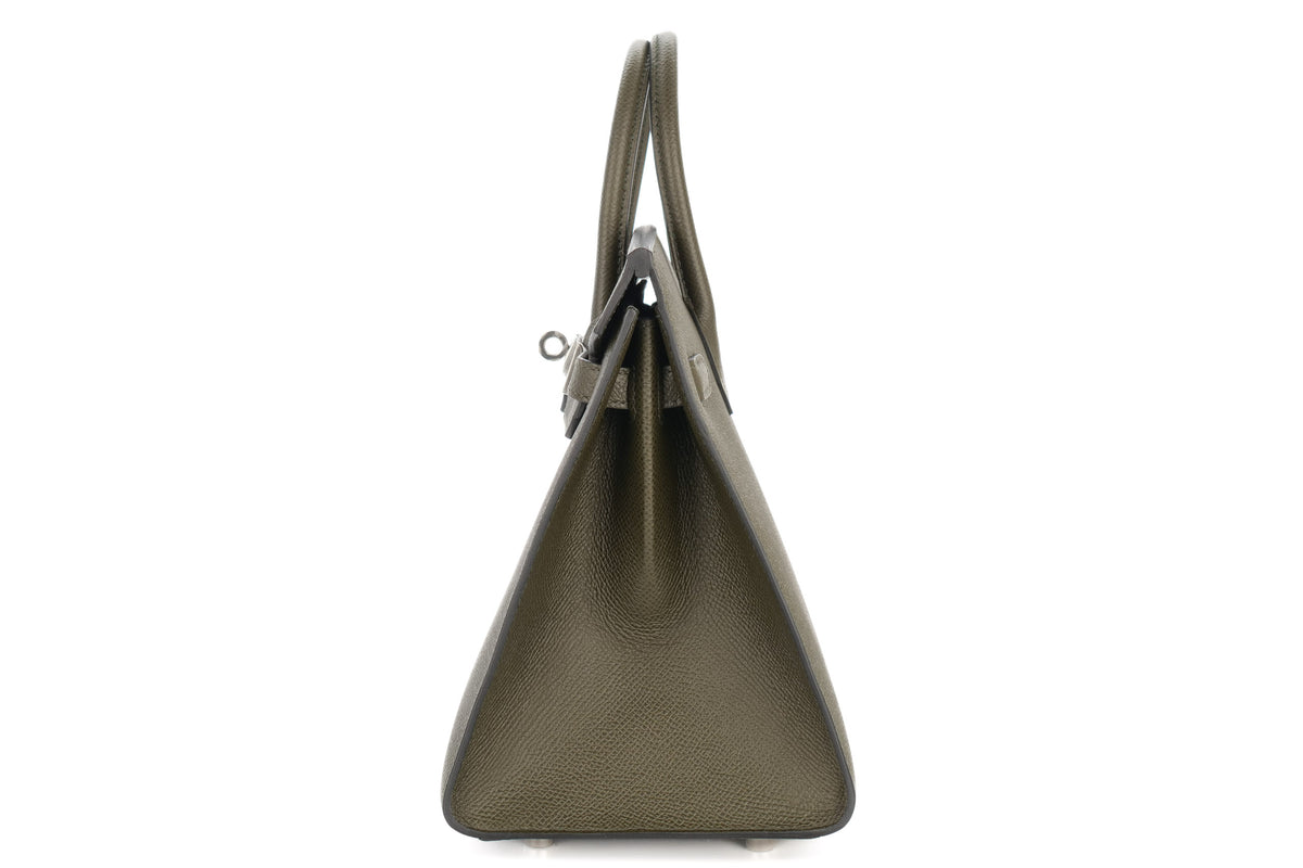 Hermès Birkin 25 Vert de Gris Epsom Sellier Palladium Hardware - view 4