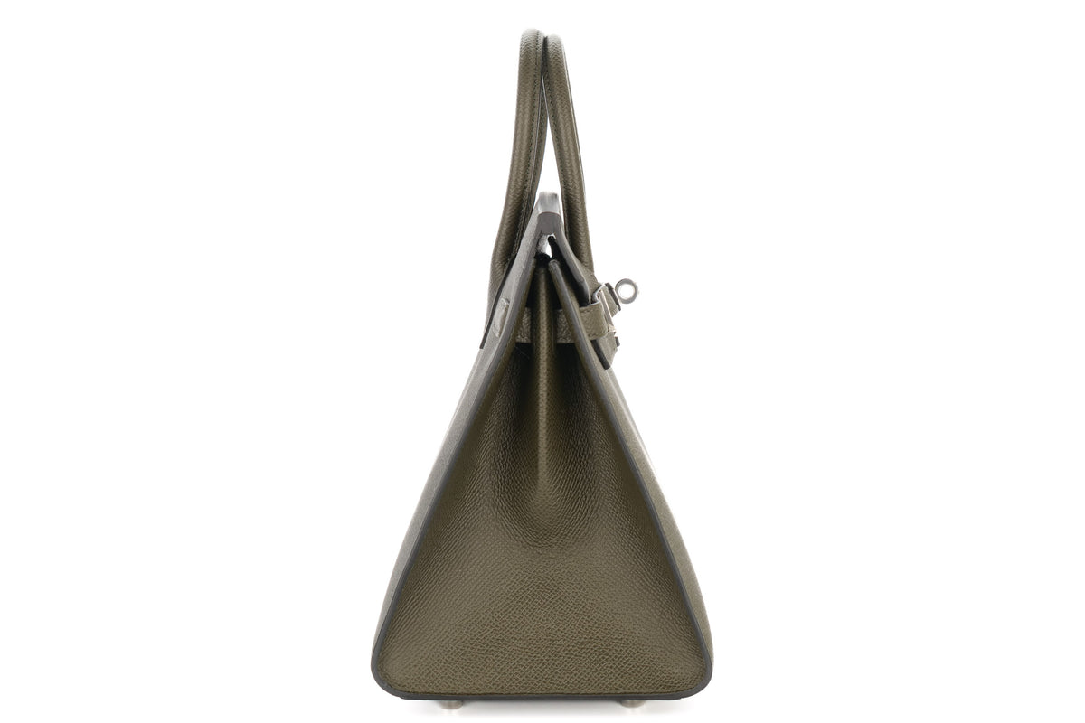 Hermès Birkin 25 Vert de Gris Epsom Sellier Palladium Hardware - view 5