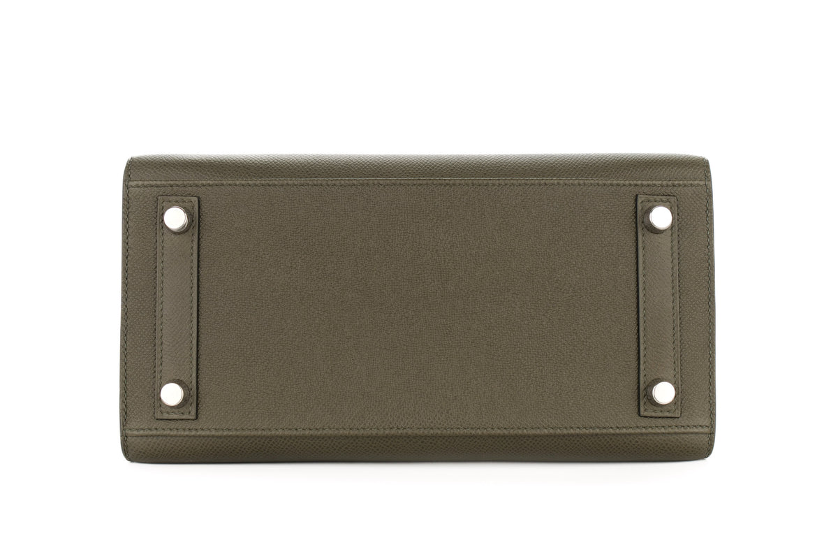 Hermès Birkin 25 Vert de Gris Epsom Sellier Palladium Hardware - view 6