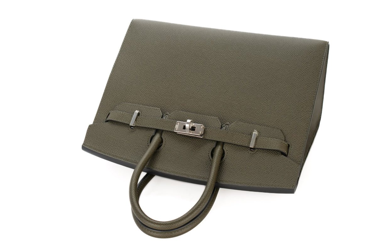 Hermès Birkin 25 Vert de Gris Epsom Sellier Palladium Hardware - view 8