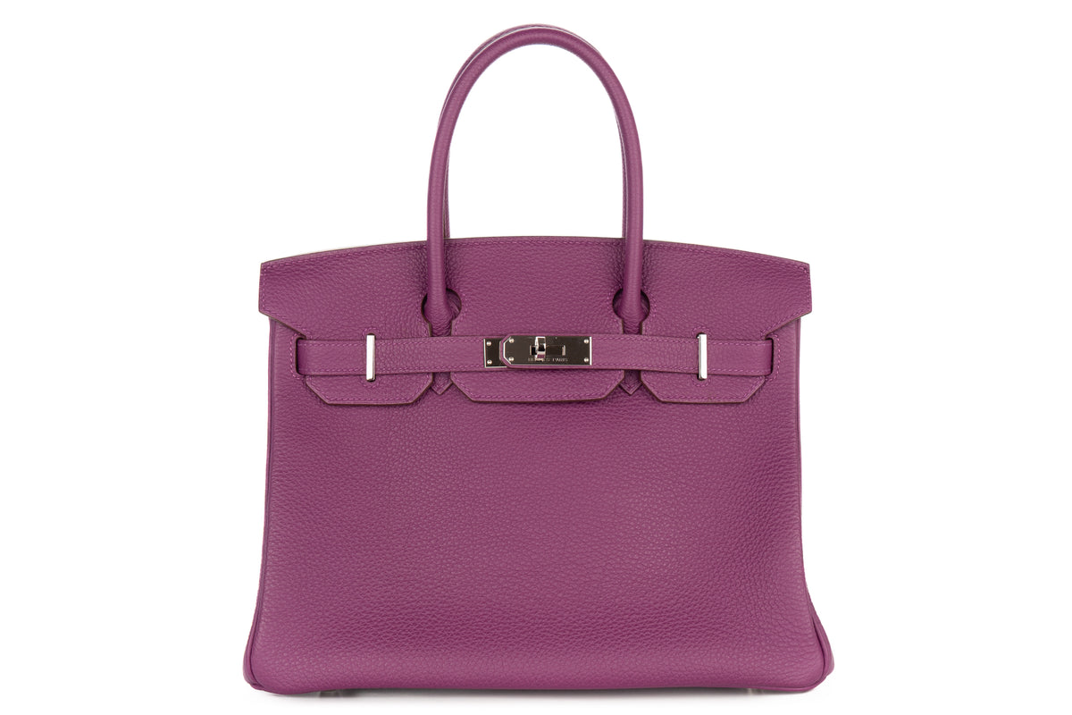 Hermès Birkin 30 Anemone Togo Palladium Hardware - view 1