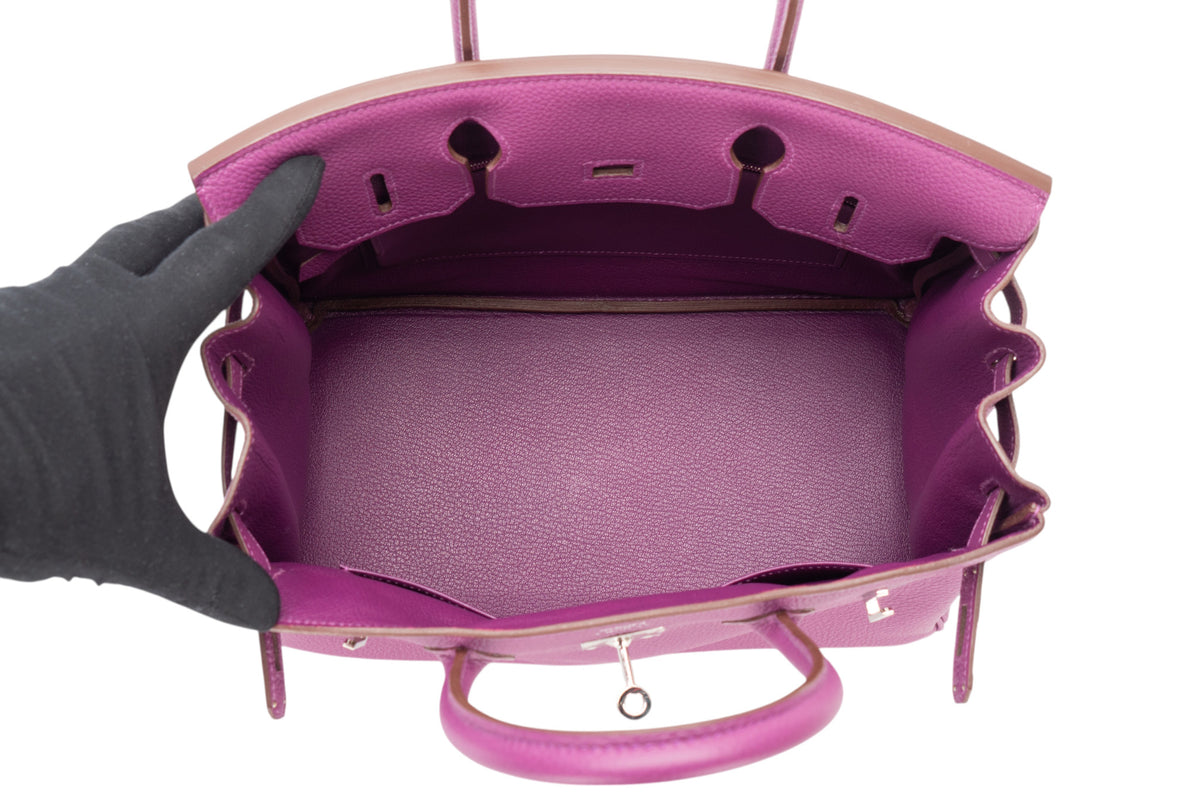 Hermès Birkin 30 Anemone Togo Palladium Hardware - view 10