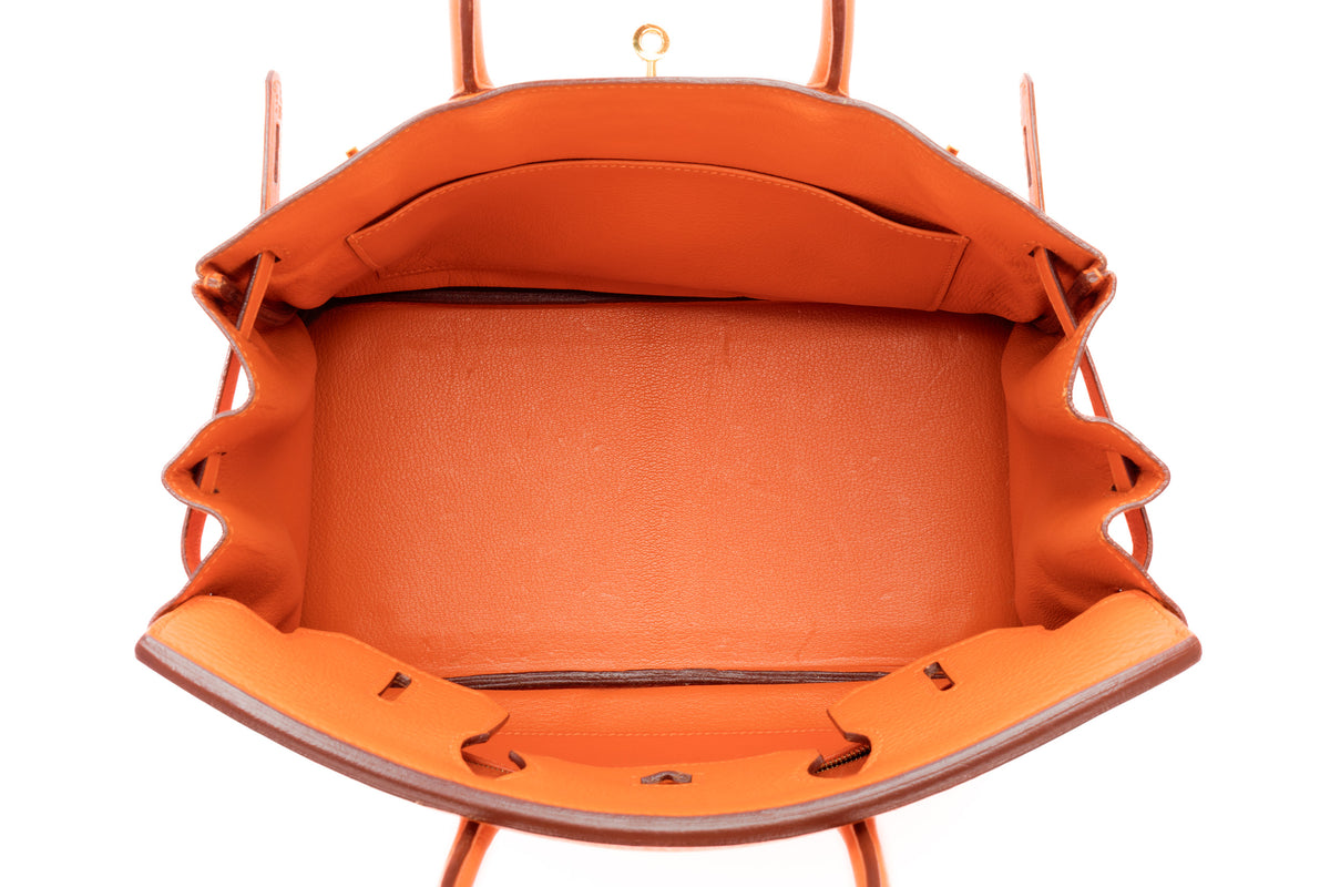 Hermès Birkin 30 Apricot Togo Gold Hardware - view 10