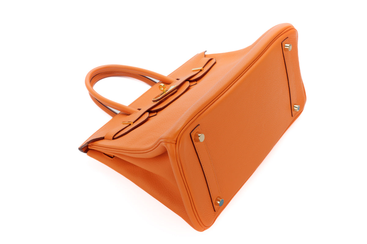Hermès Birkin 30 Apricot Togo Gold Hardware - view 11