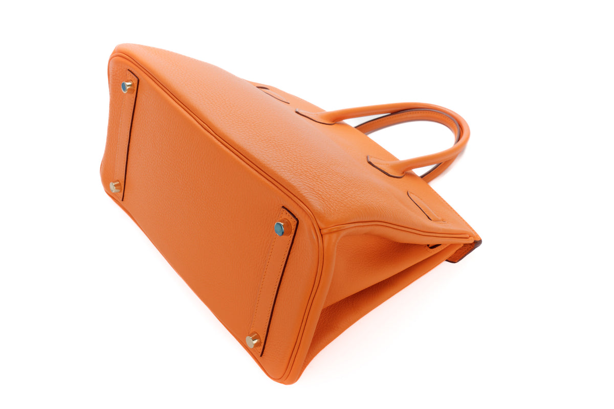 Hermès Birkin 30 Apricot Togo Gold Hardware - view 14