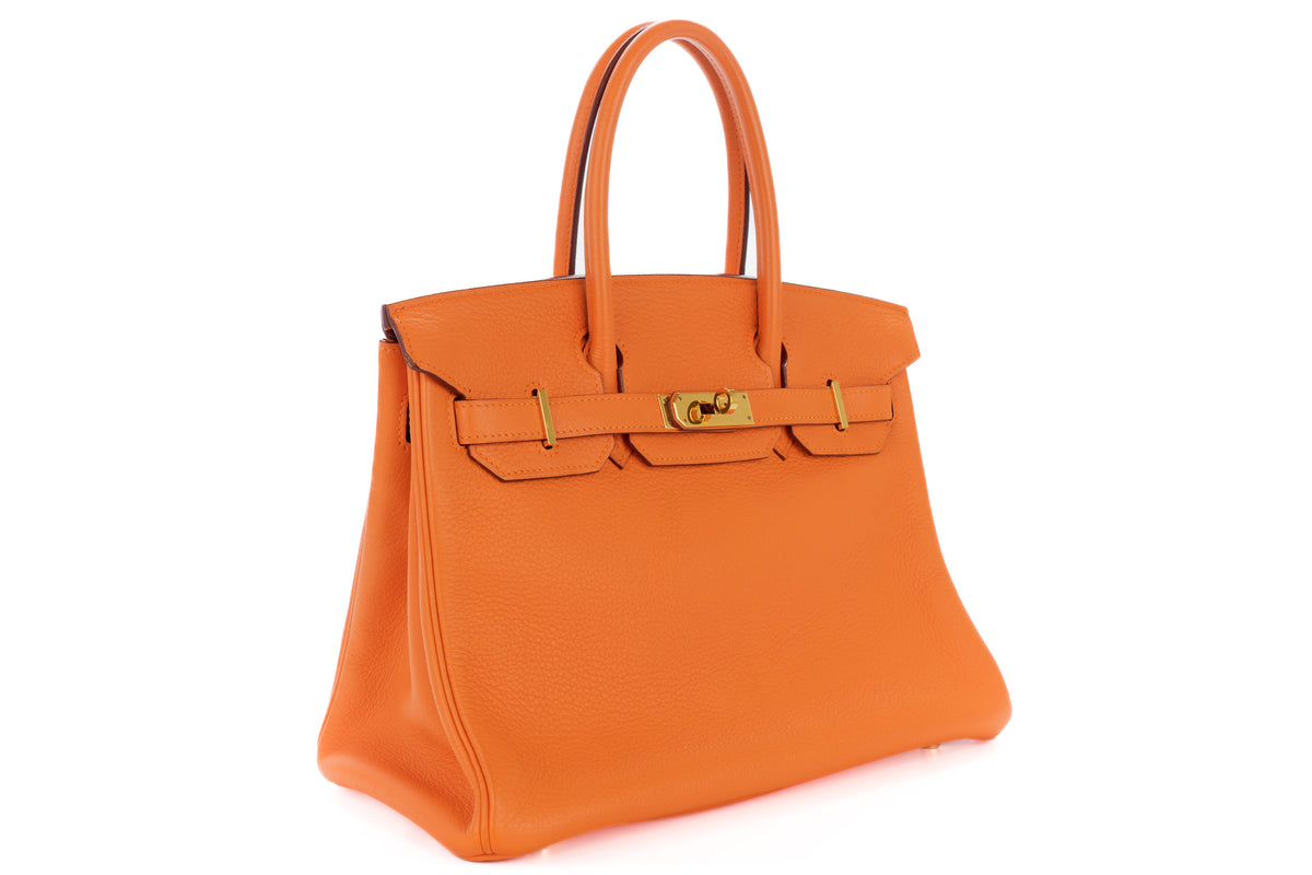 Hermès Birkin 30 Apricot Togo Gold Hardware - view 2