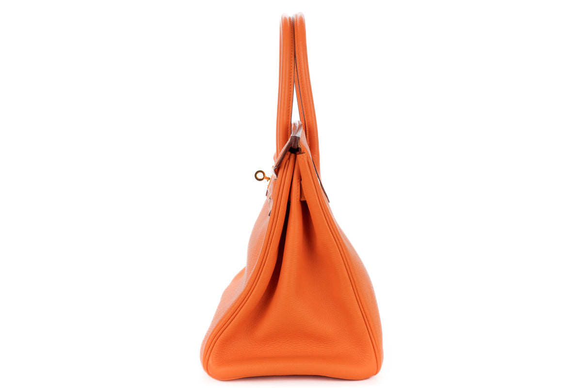 Hermès Birkin 30 Apricot Togo Gold Hardware - view 4
