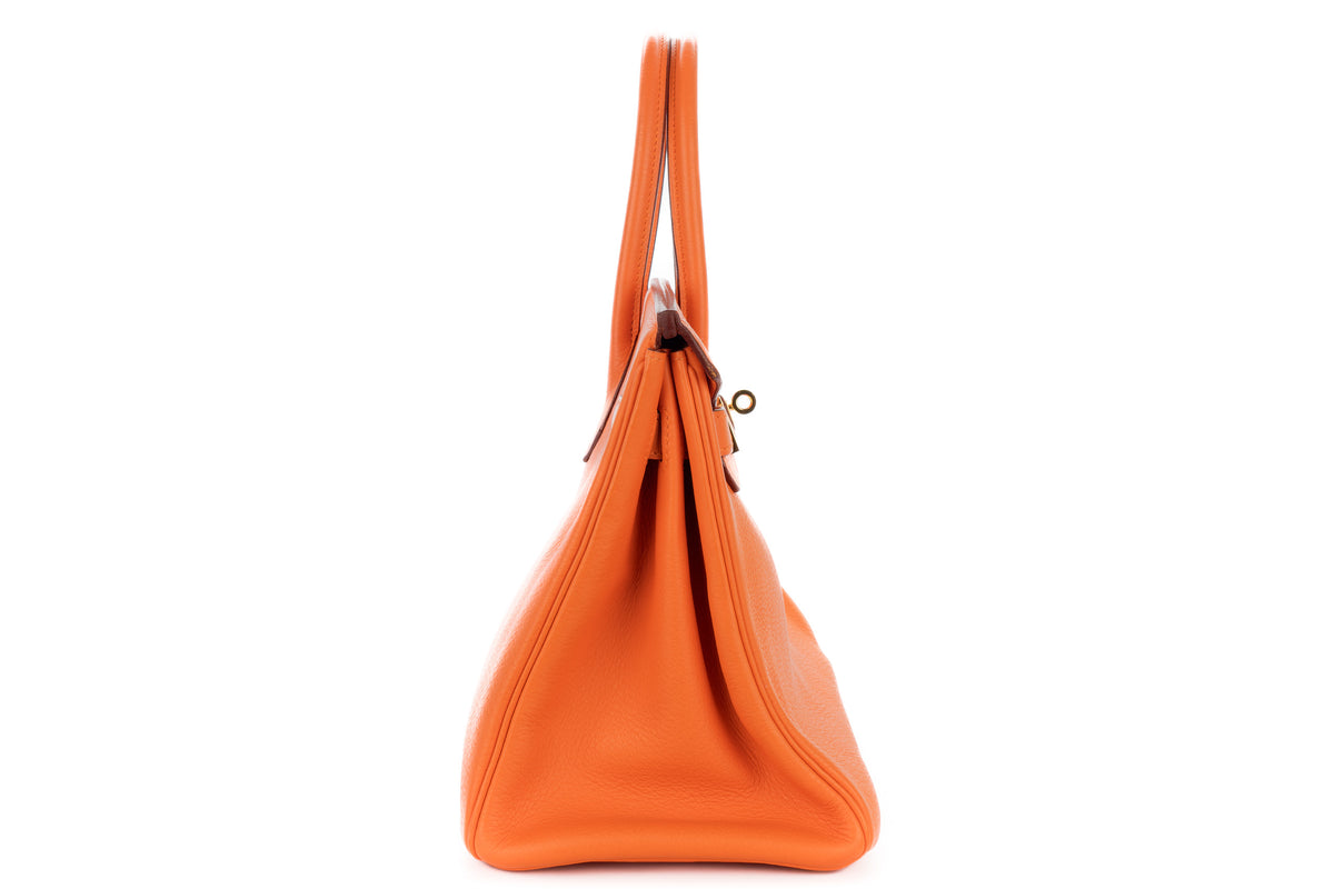 Hermès Birkin 30 Apricot Togo Gold Hardware - view 5