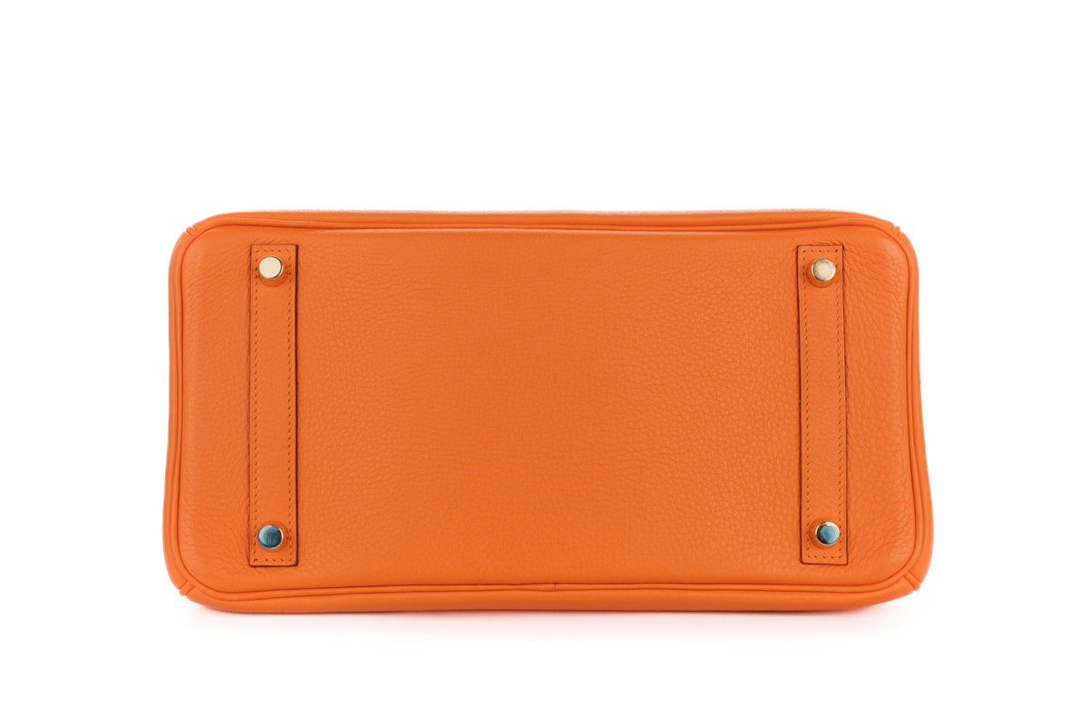 Hermès Birkin 30 Apricot Togo Gold Hardware - view 6