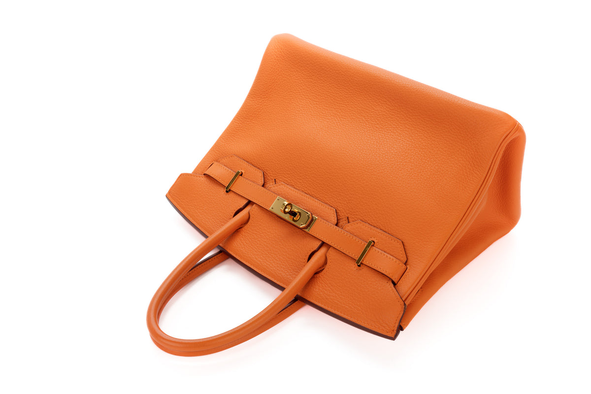 Hermès Birkin 30 Apricot Togo Gold Hardware - view 8