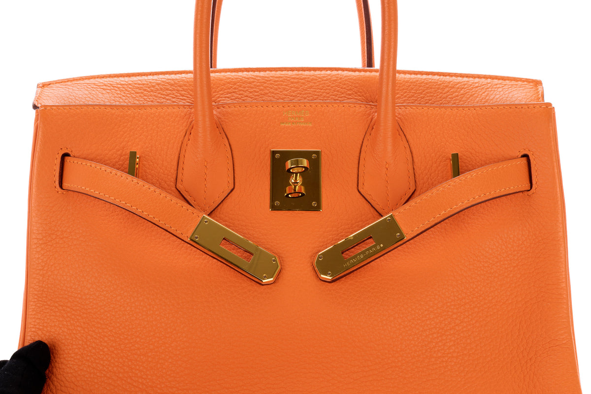 Hermès Birkin 30 Apricot Togo Gold Hardware - view 9