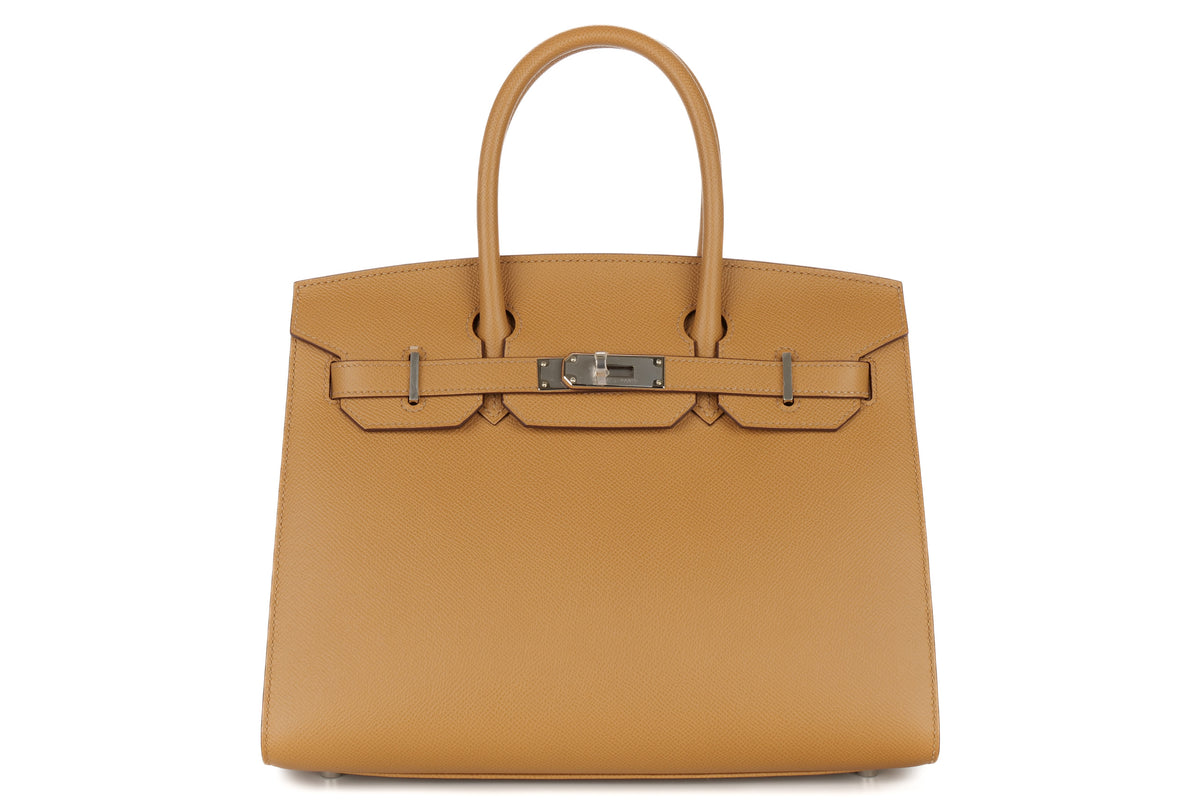 Hermès Birkin 30 Biscuit Epsom Sellier Palladium Hardware - view 1