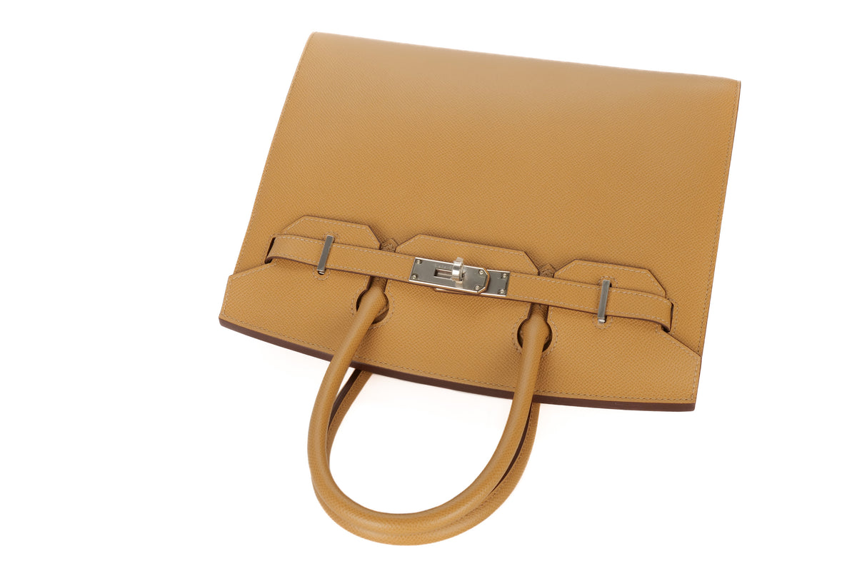 Hermès Birkin 30 Biscuit Epsom Sellier Palladium Hardware - view 8