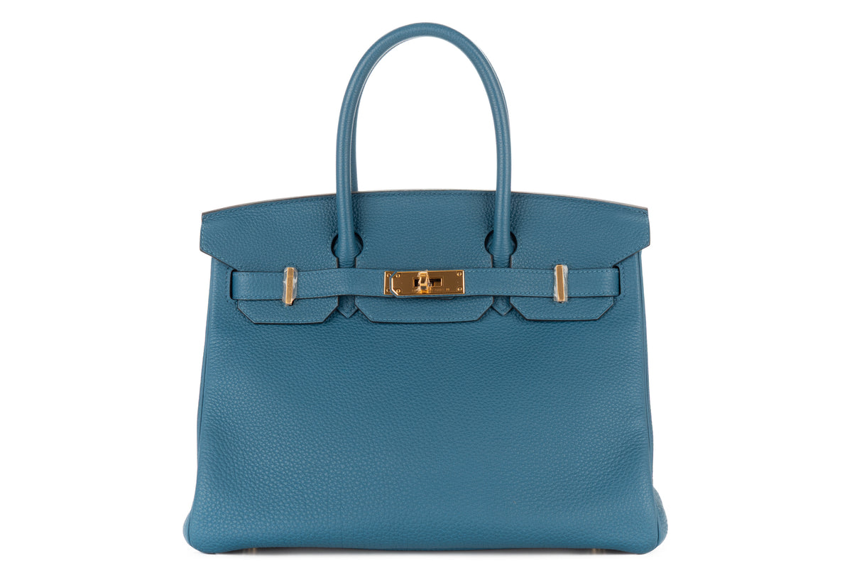 Hermès Birkin 30 Bleu Cobalt Togo Gold Hardware - view 1