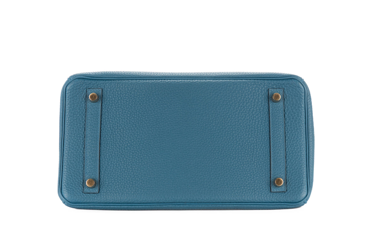 Hermès Birkin 30 Bleu Cobalt Togo Gold Hardware - view 6