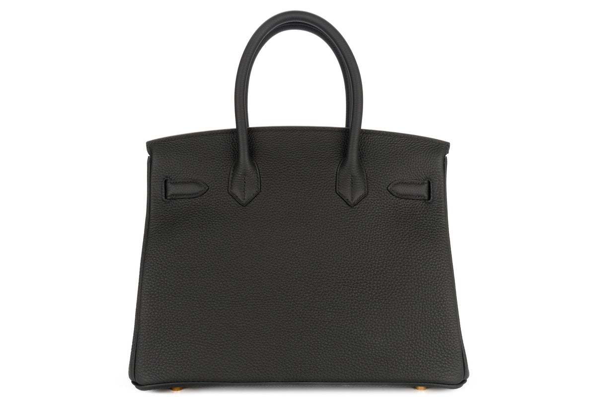 Hermès Birkin 30 Bleu Ocean Togo Gold Hardware - view 3