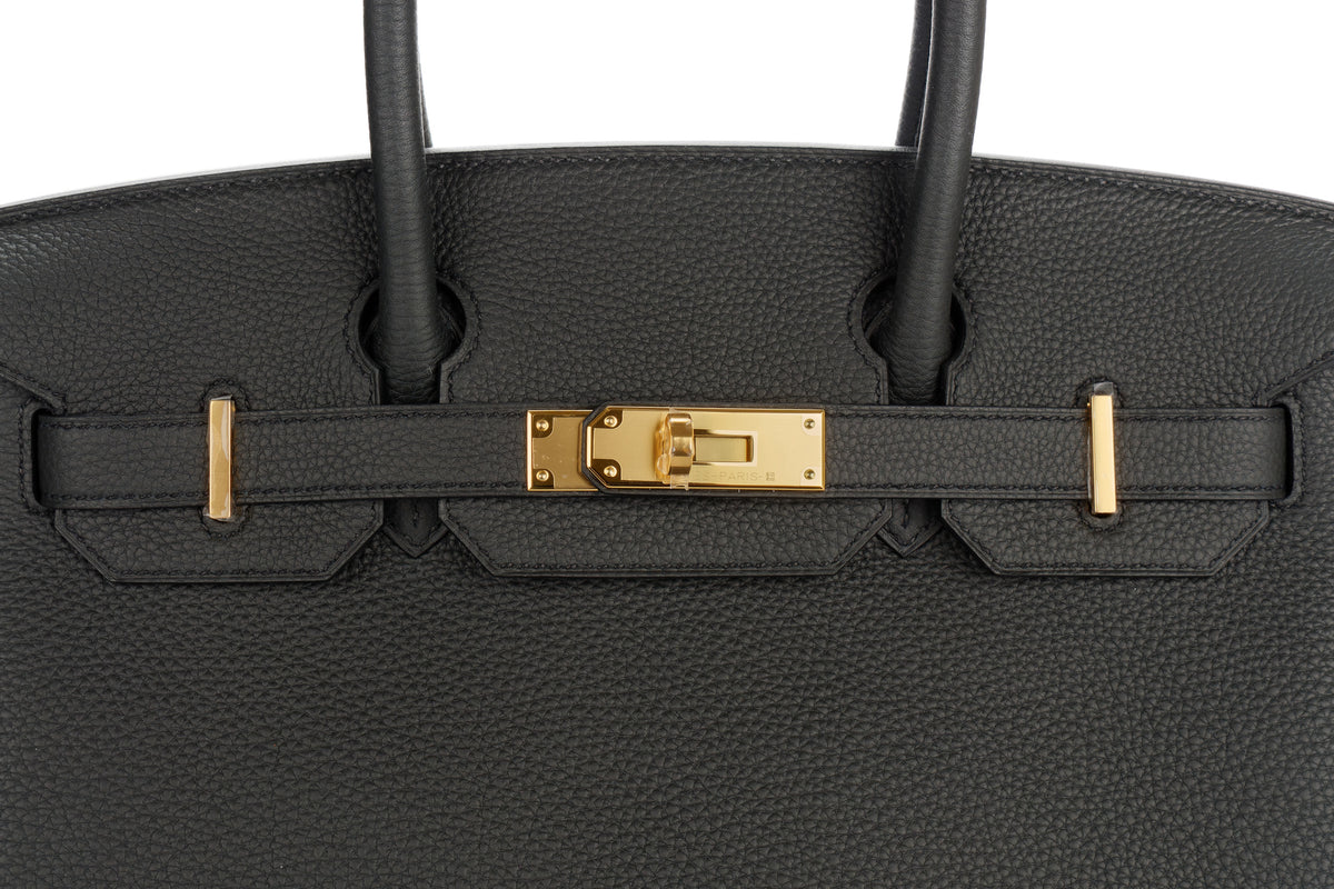 Hermès Birkin 30 Bleu Ocean Togo Gold Hardware - view 7