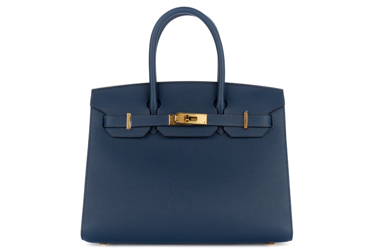 Hermès Birkin 30 Bleu De Prusse Epsom Sellier Gold Hardware - view 1
