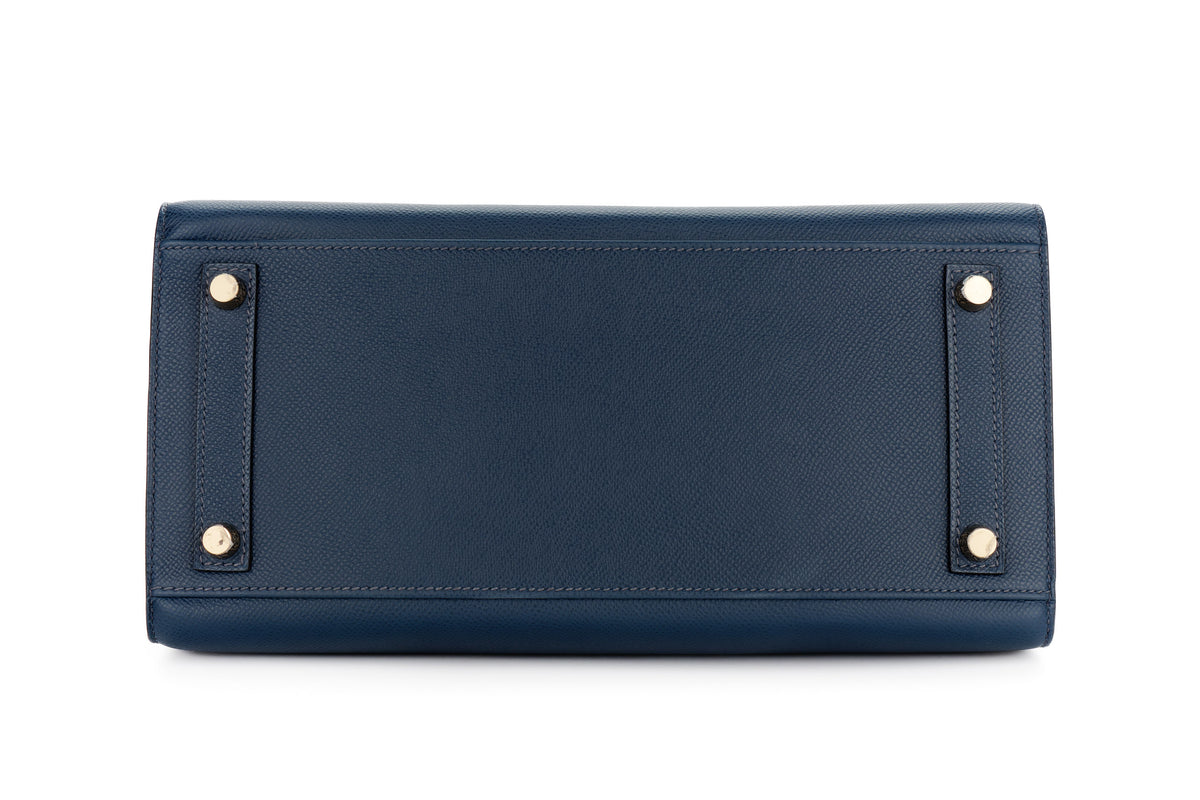 Hermès Birkin 30 Bleu De Prusse Epsom Sellier Gold Hardware - view 6