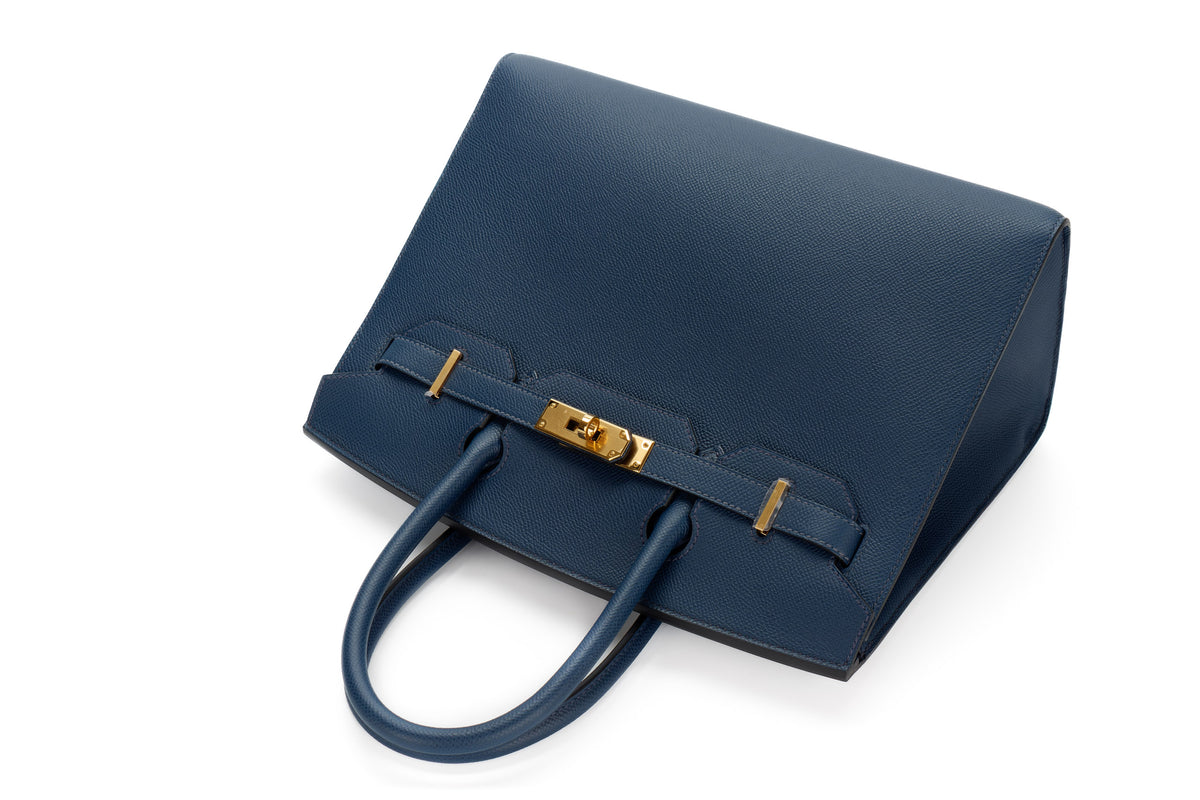 Hermès Birkin 30 Bleu De Prusse Epsom Sellier Gold Hardware - view 8