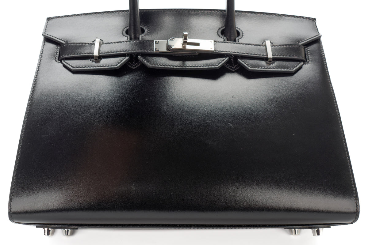 Hermès Birkin 30 Noir / Black Box Sellier Palladium Hardware - view 10