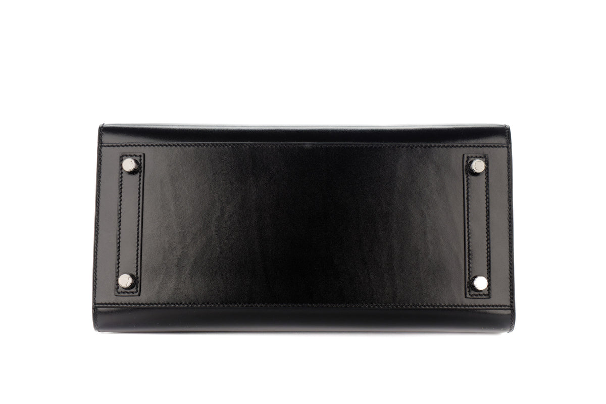 Hermès Birkin 30 Noir / Black Box Sellier Palladium Hardware - view 6