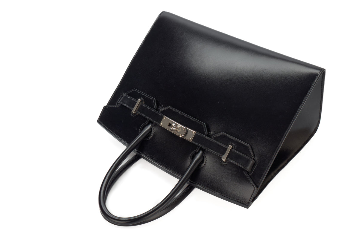 Hermès Birkin 30 Noir / Black Box Sellier Palladium Hardware - view 8