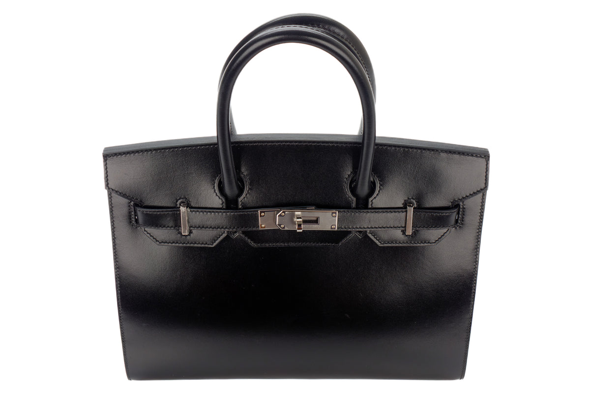 Hermès Birkin 30 Noir / Black Box Sellier Palladium Hardware - view 9