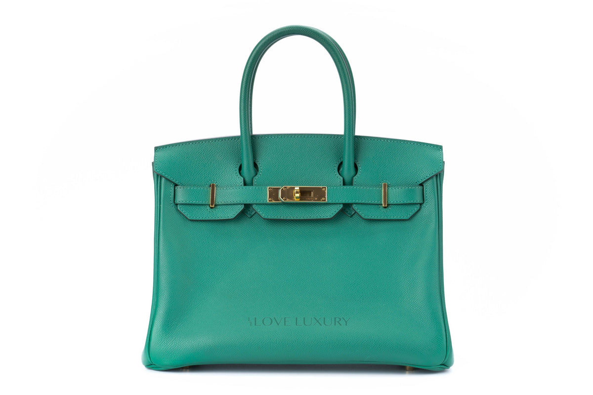 Hermès Birkin 30 Vert Vertigo Epsom Gold Hardware - view 1