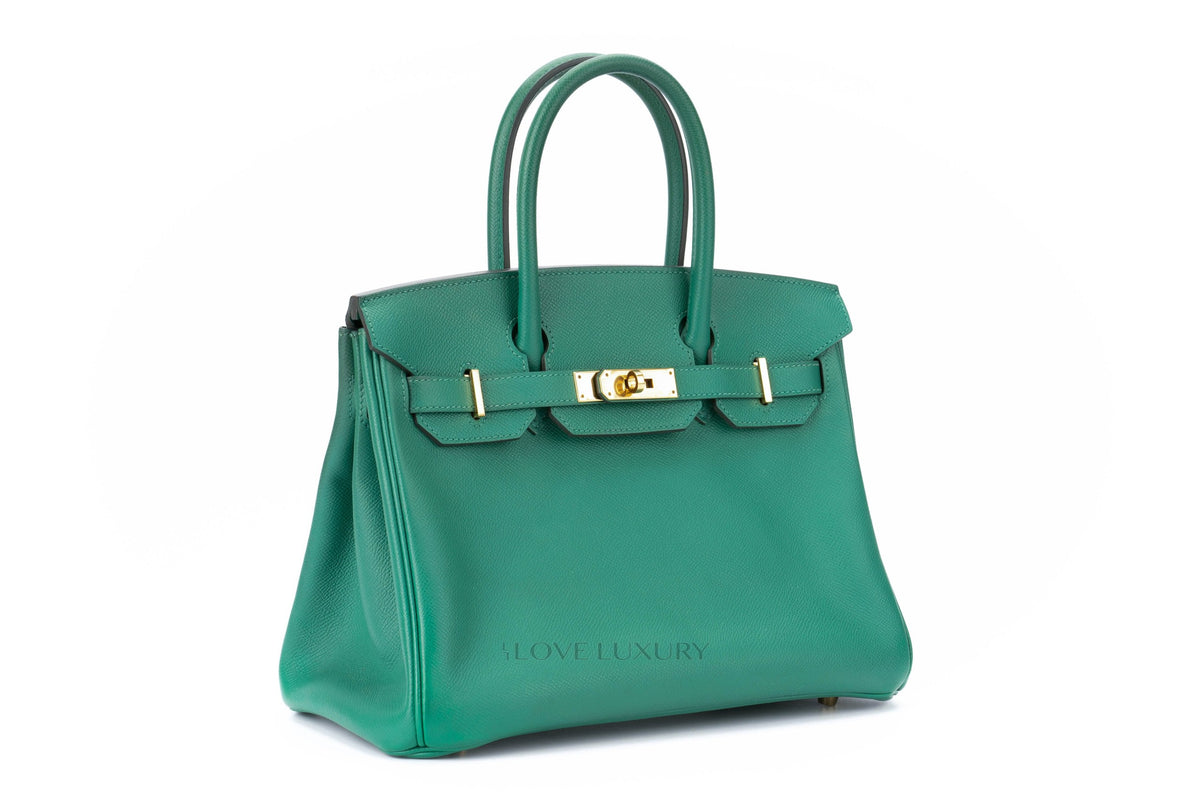 Hermès Birkin 30 Vert Vertigo Epsom Gold Hardware - view 2