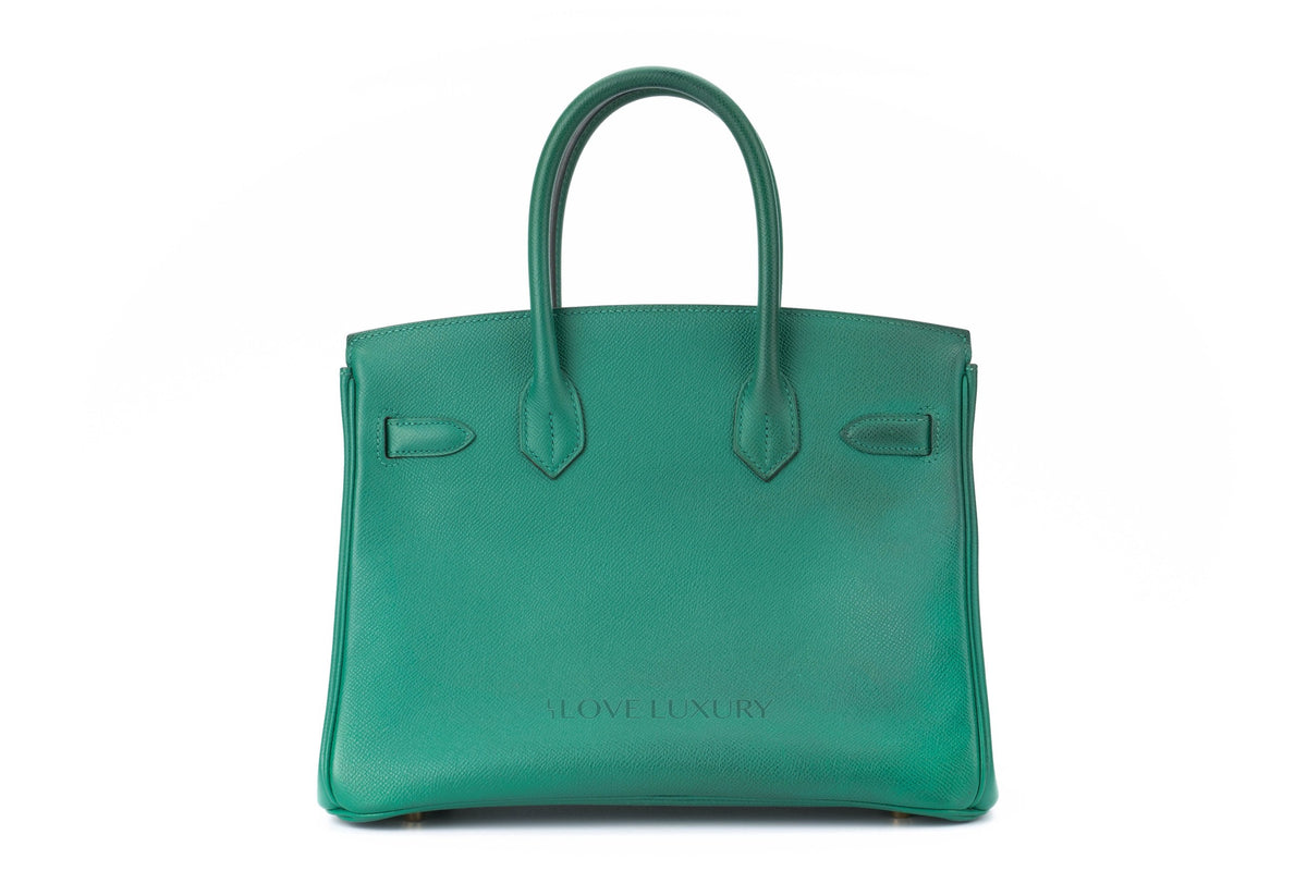 Hermès Birkin 30 Vert Vertigo Epsom Gold Hardware - view 3