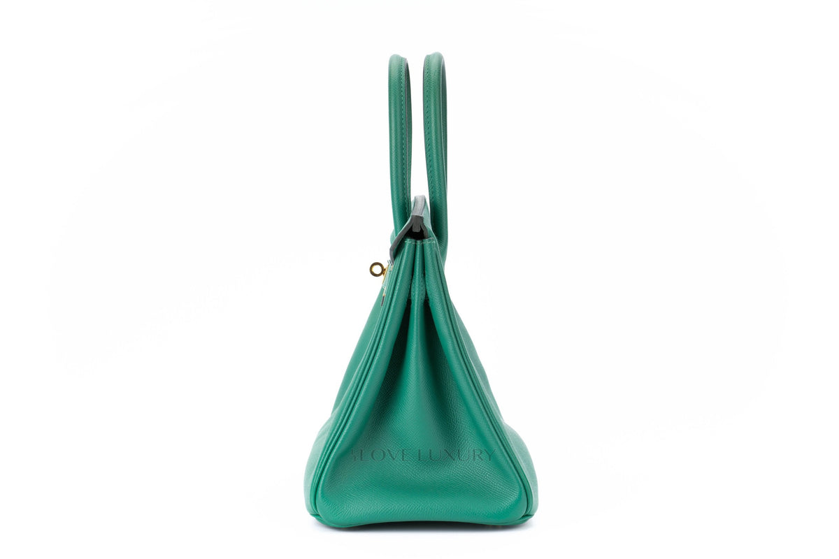 Hermès Birkin 30 Vert Vertigo Epsom Gold Hardware - view 4