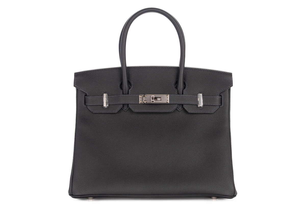 Hermès Birkin 30 Cabane Togo Palladium Hardware - view 1