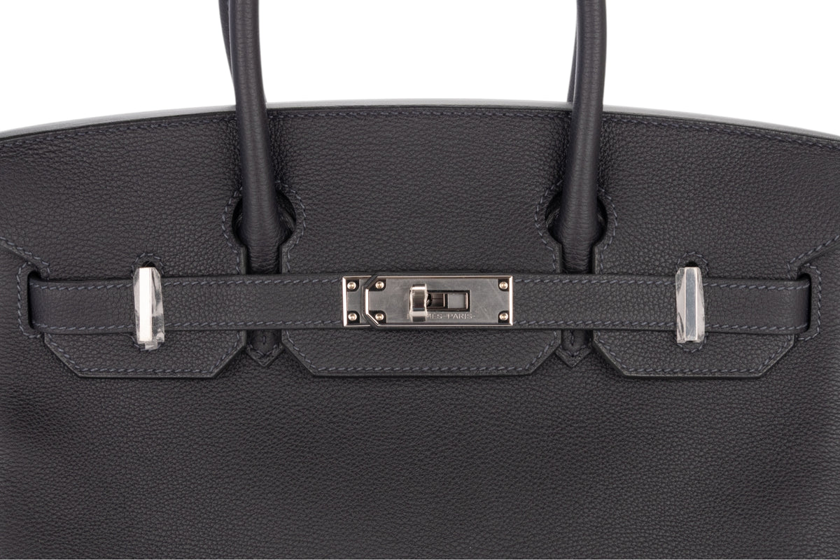 Hermès Birkin 30 Cabane Togo Palladium Hardware - view 7
